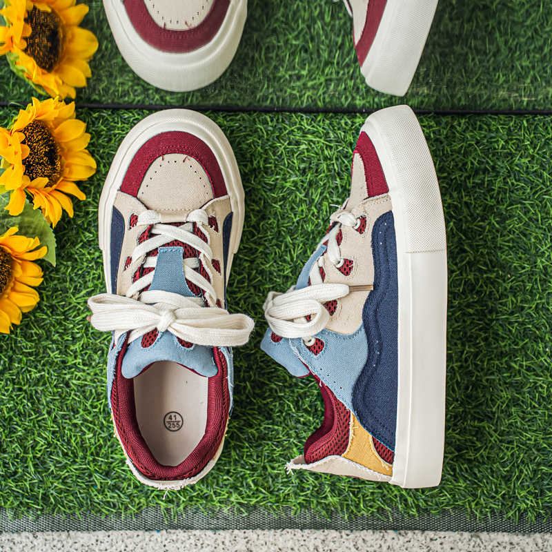 Luxury Lifestyle Fashion - Scarpe da Basket con Suola Spessa