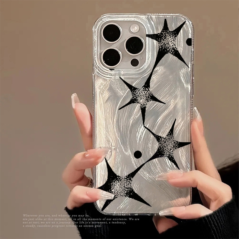 Apple Iphone 16 - Cover Antiurto con Motivo Trendy Shining